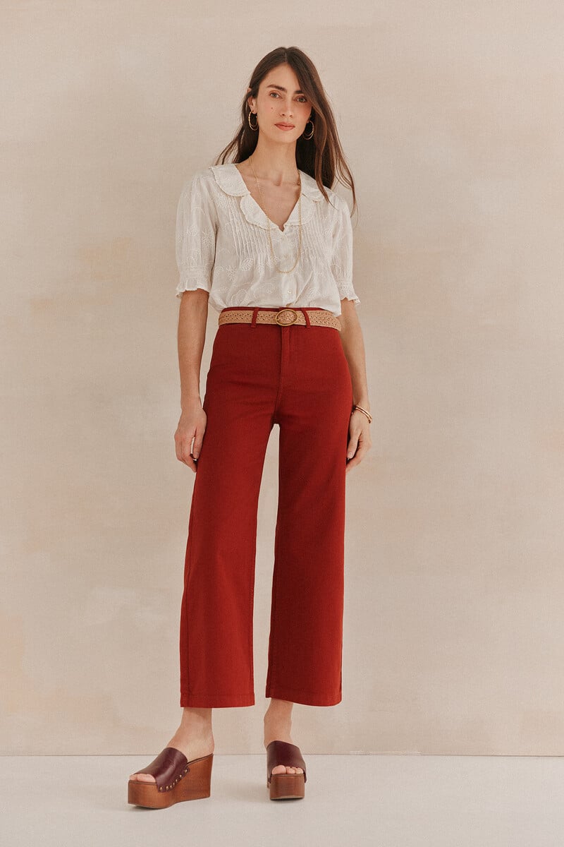 Cortefiel Briana. Jeans Wide Leg