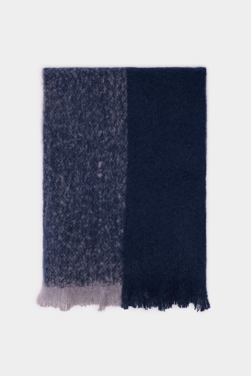 Cortefiel Bufanda cuadros azules