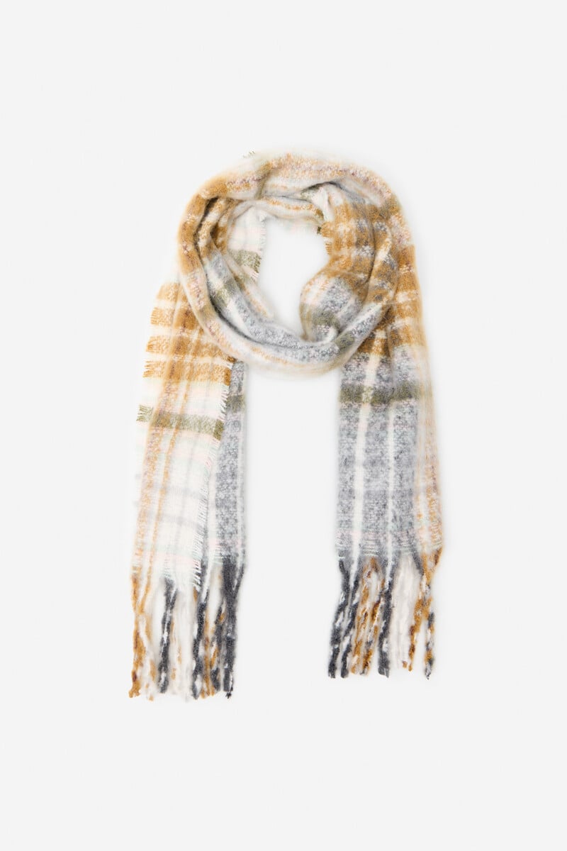 Cortefiel Bufanda Tartan Flecos