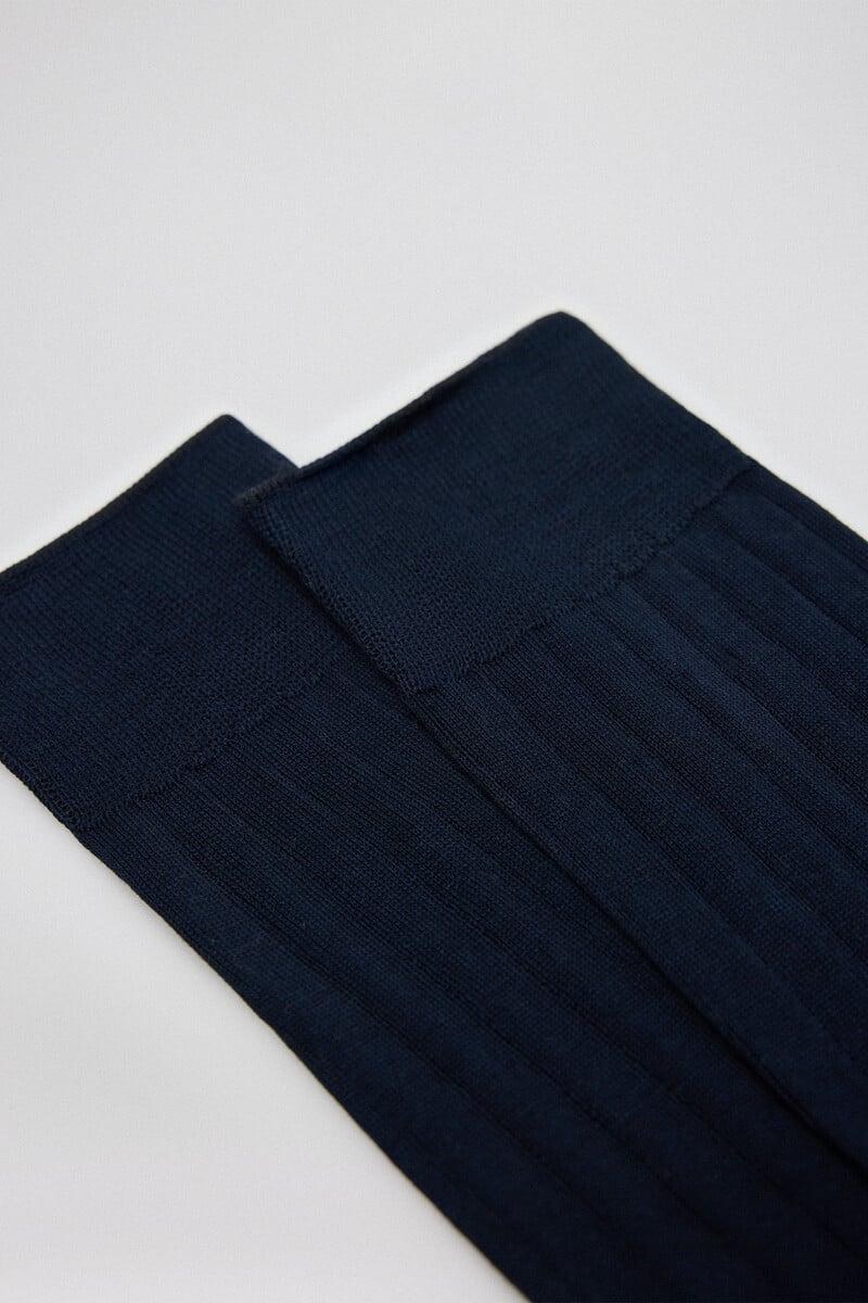 Cortefiel Calcetín Liso Vestir