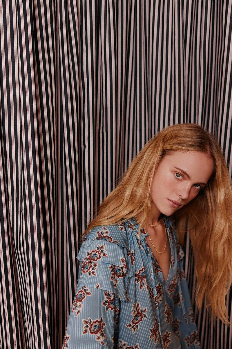 Cortefiel Camila. Blusa Estampada