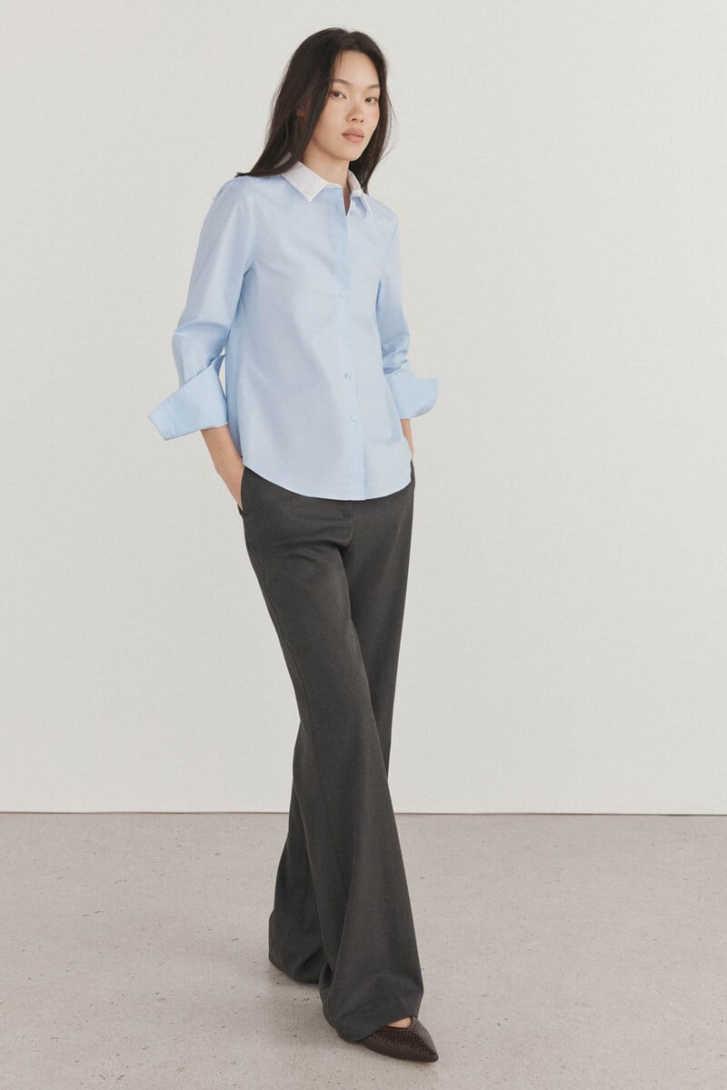 Cortefiel Camisa Algodón Básica