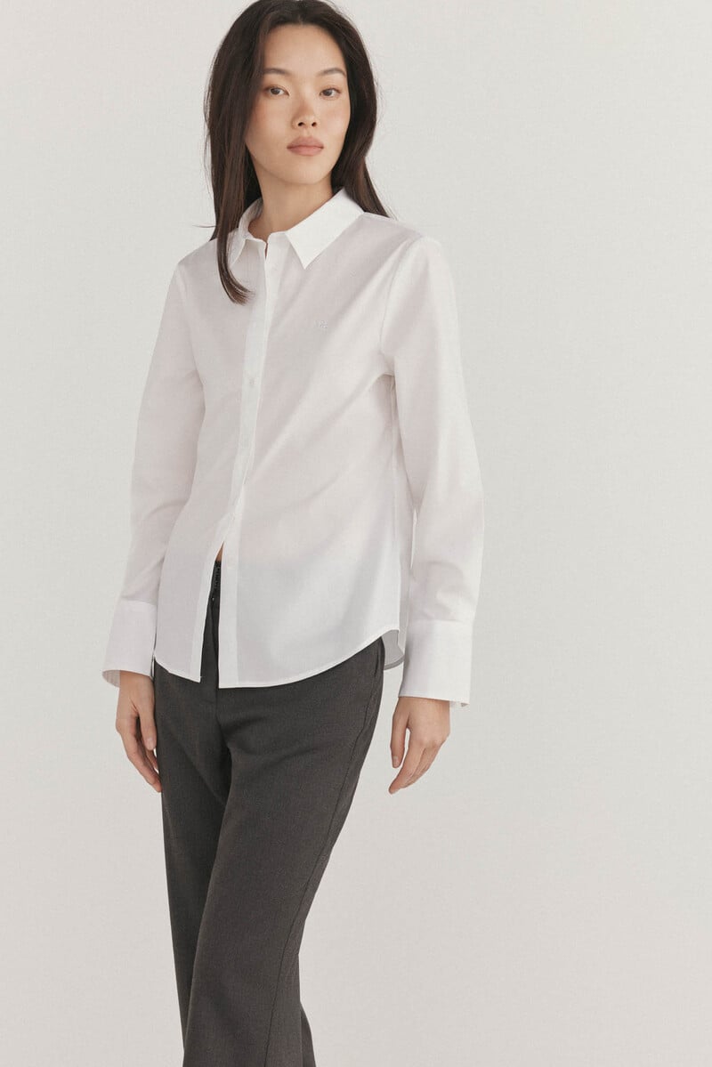 Cortefiel Camisa algodón básica