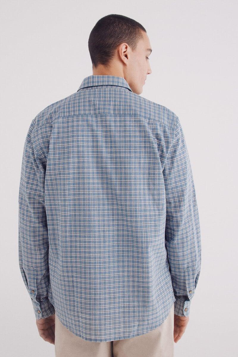 Cortefiel Camisa Algodón Slum Cuadros