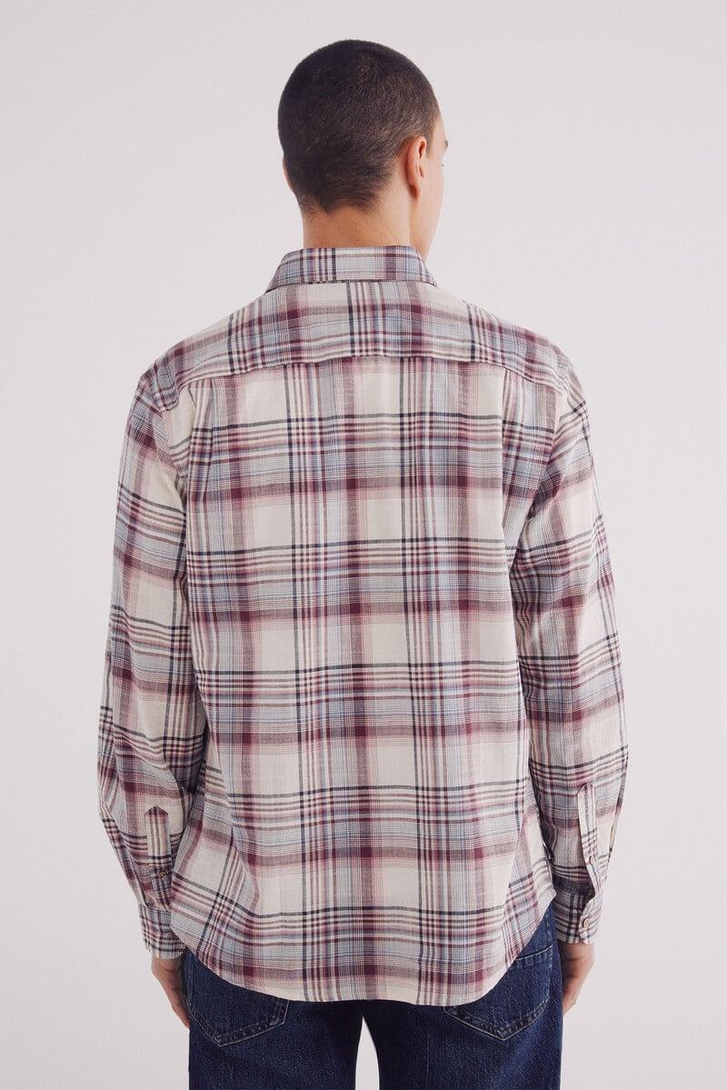 Cortefiel Camisa Algodón Slum Cuadros