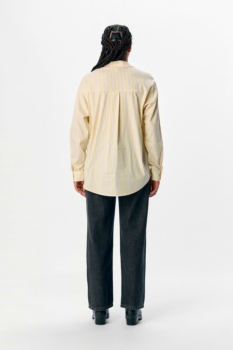 Cortefiel Camisa Amplia Rayas