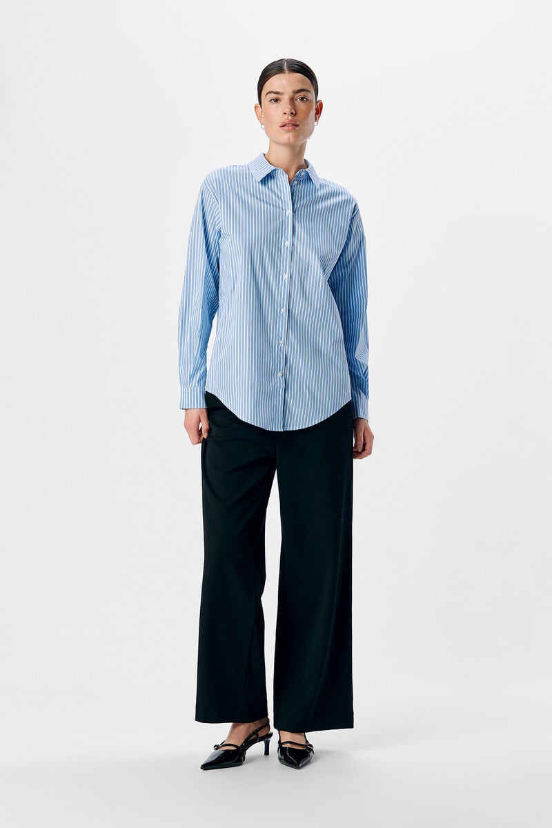 Cortefiel Camisa Amplia Rayas