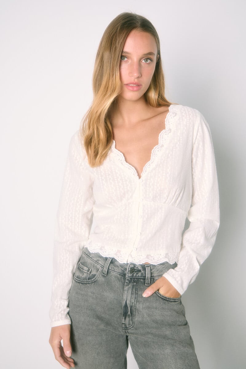 Cortefiel Camisa "Cloud"