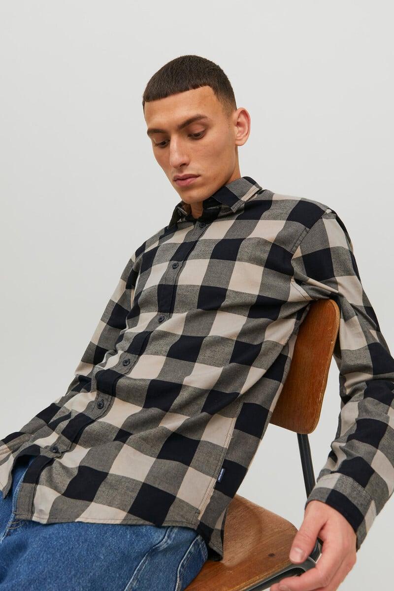 Cortefiel Camisa Comfort Fit Cuadros