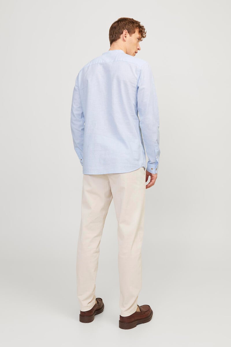 Cortefiel Camisa Con Cuello Mao