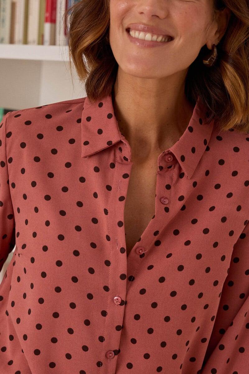 Cortefiel Camisa Con Lunares Mirta
