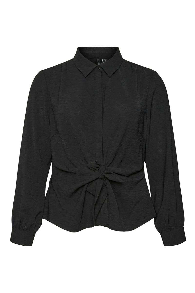 Cortefiel Camisa con nudo talla grande