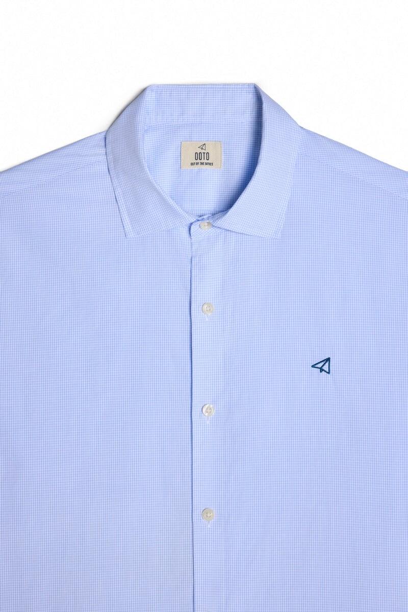 Cortefiel Camisa Cuadro Vichy Manga Larga