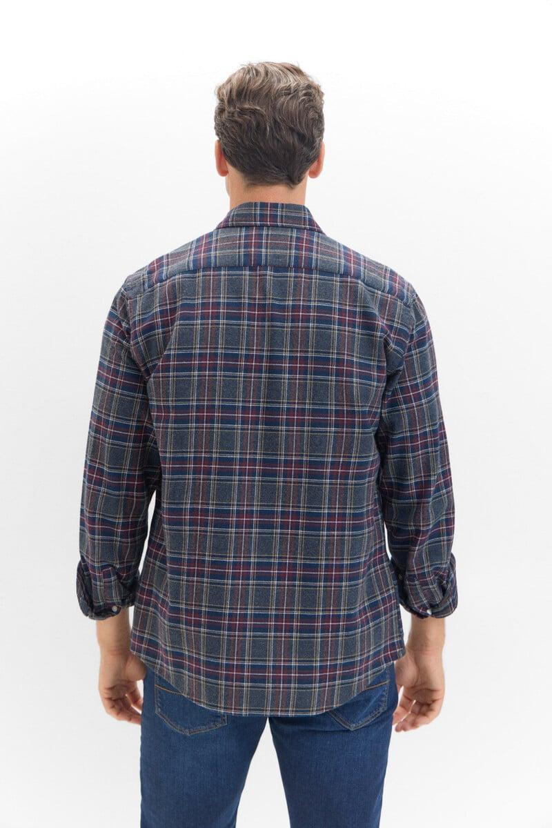Cortefiel Camisa Cuadros Franela