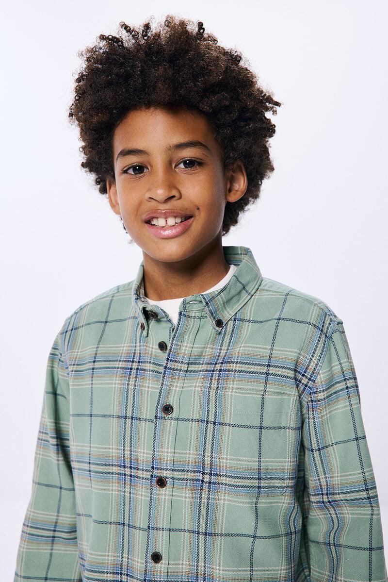 Cortefiel Camisa Cuadros Niño