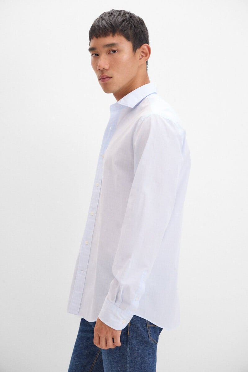 Cortefiel Camisa Cuadros Popelín