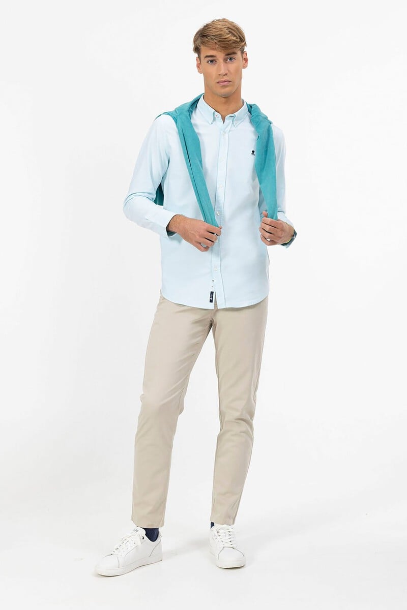 Cortefiel Camisa Cuello Botón Oxford
