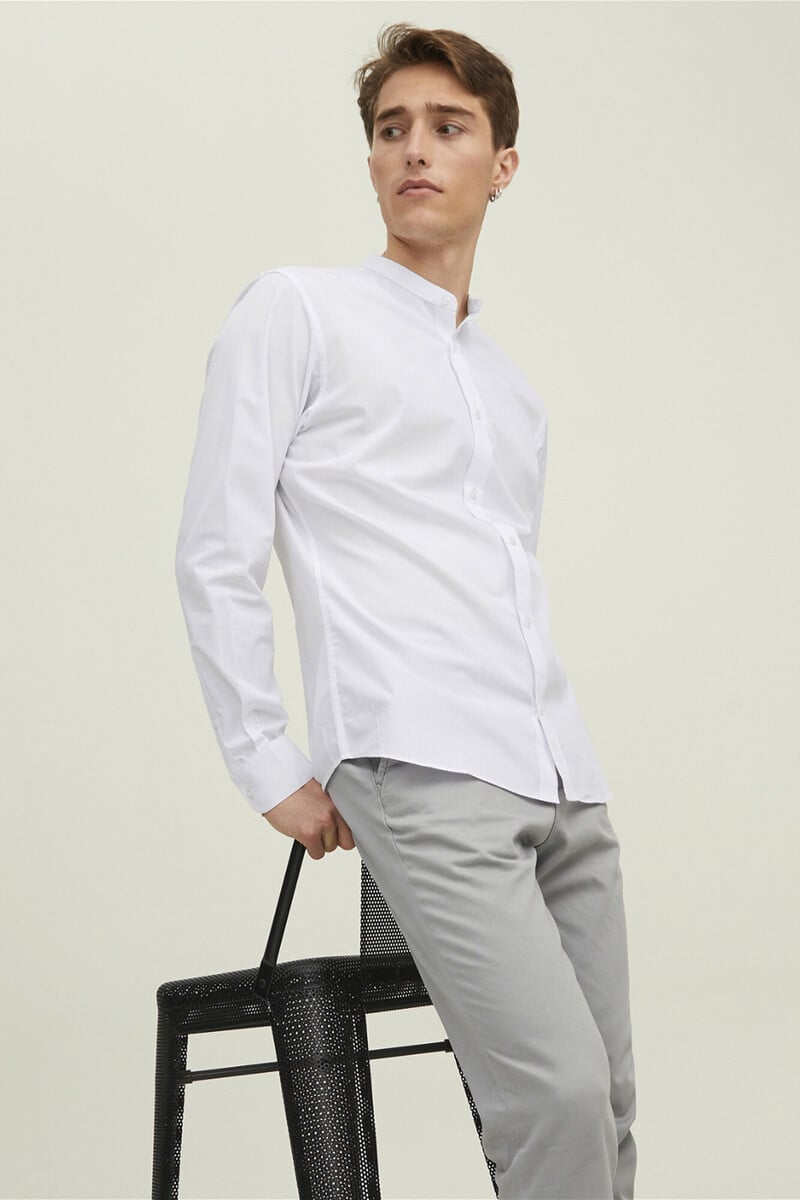 Cortefiel Camisa Cuello Mao