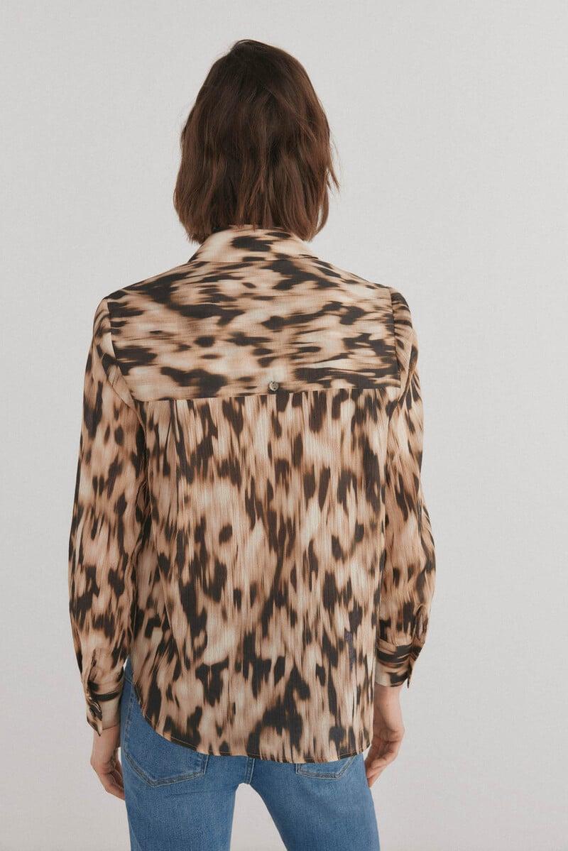 Cortefiel Camisa Cuello Solapa