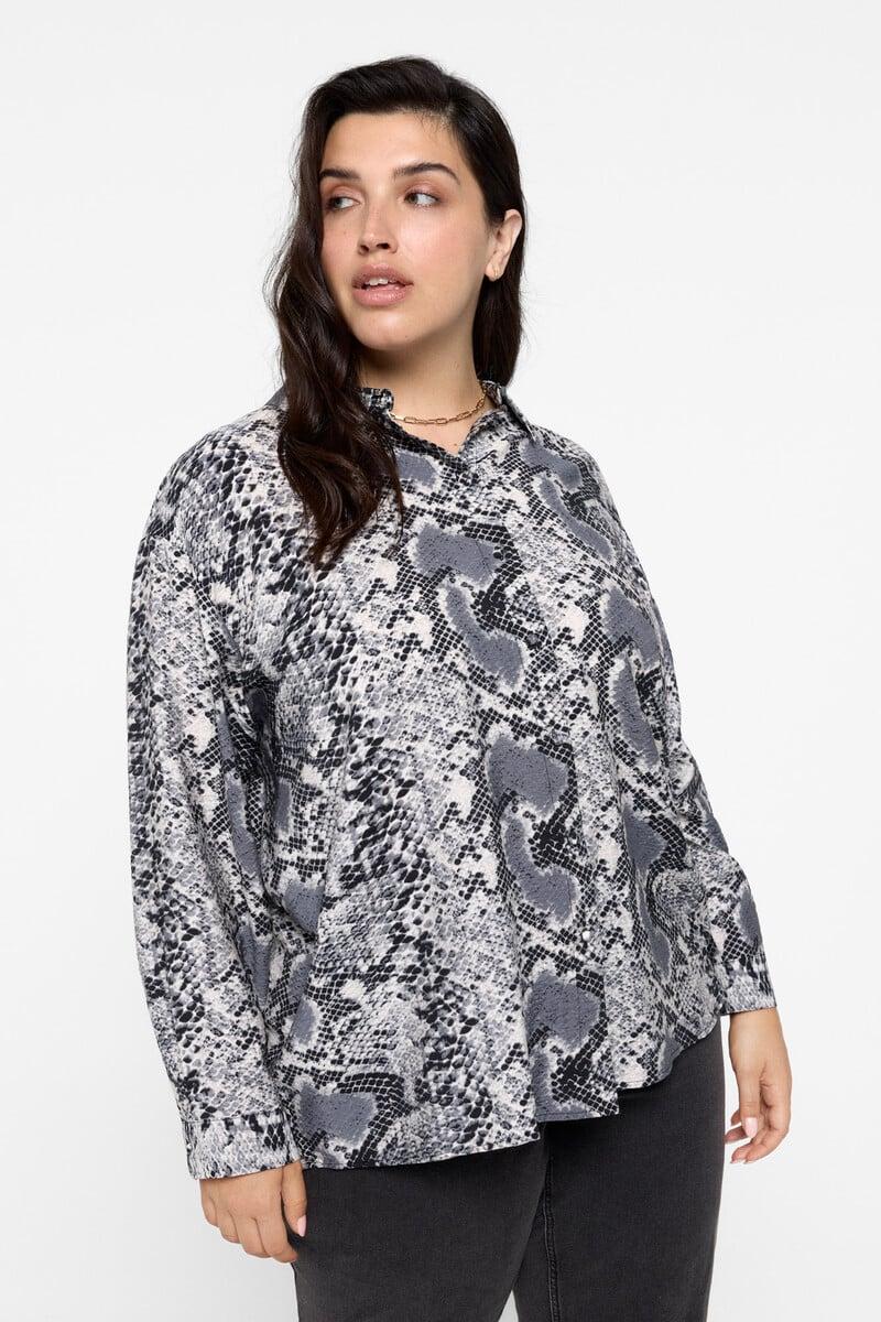Cortefiel Camisa De Manga Larga Talla Grande