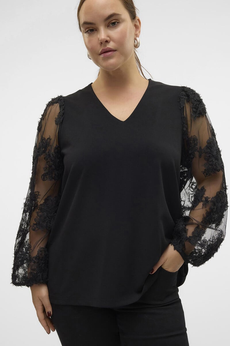 Cortefiel Camisa de manga larga talla grande