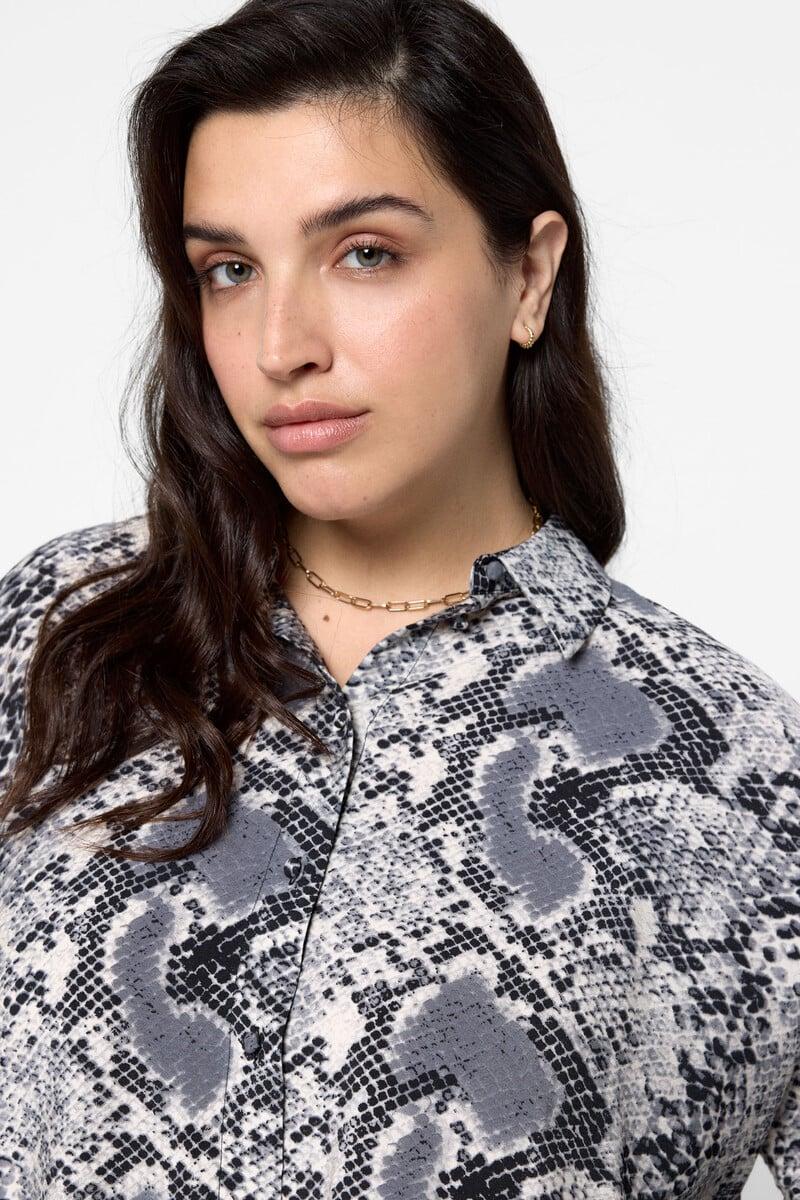 Cortefiel Camisa de manga larga talla grande