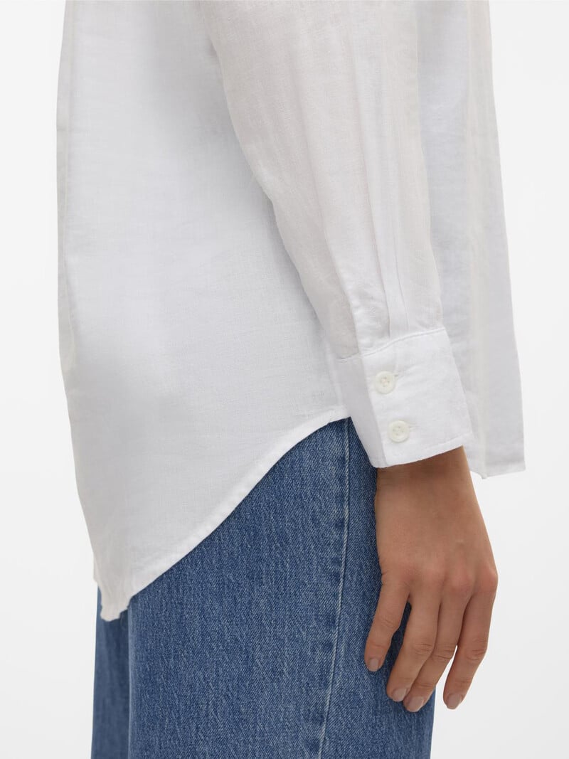 Cortefiel Camisa De Mujer Manga Larga Versase