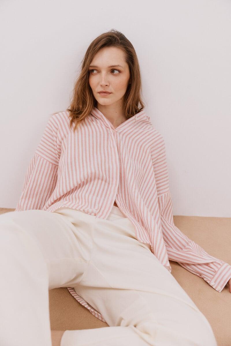 Cortefiel Camisa De Rayas