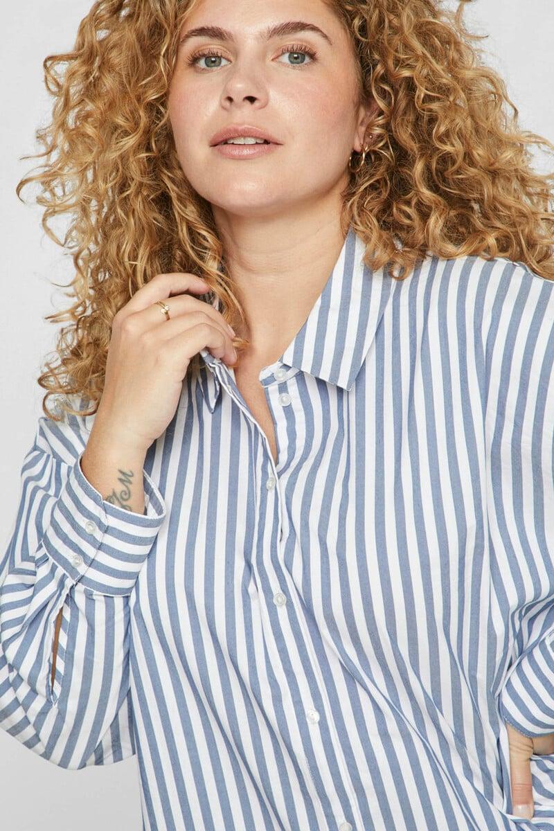 Cortefiel Camisa De Rayas Curvy