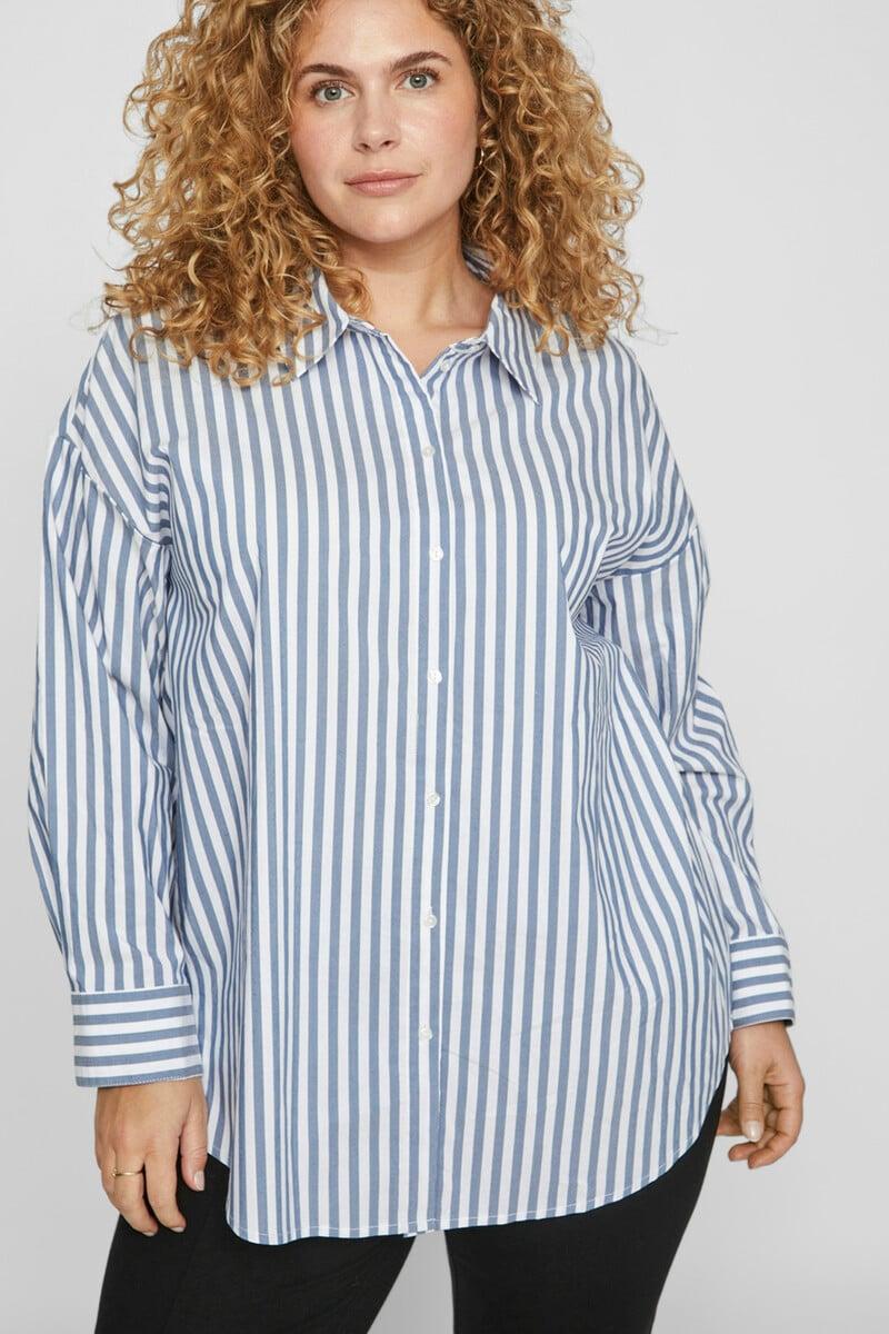 Cortefiel Camisa De Rayas Curvy