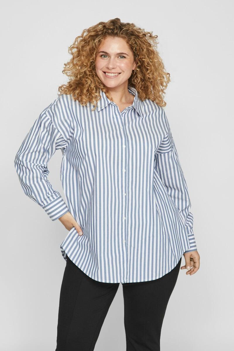 Cortefiel Camisa De Rayas Curvy