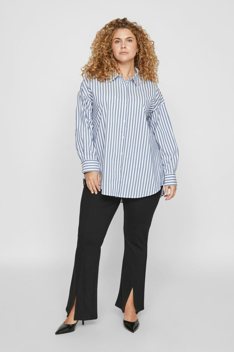 Cortefiel Camisa de rayas curvy