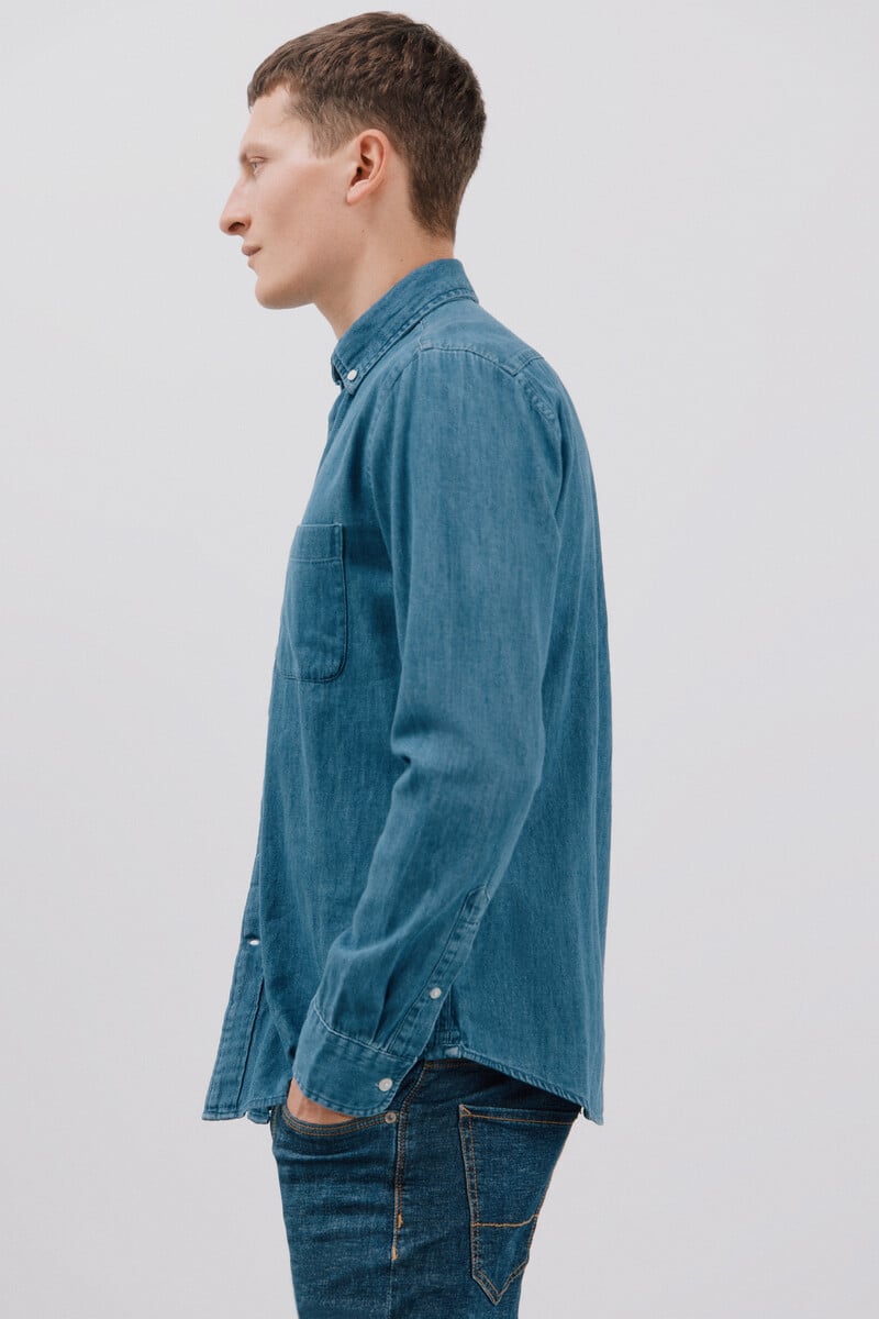 Cortefiel Camisa Denim
