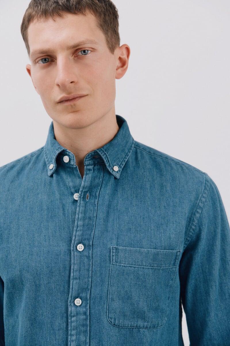 Cortefiel Camisa Denim