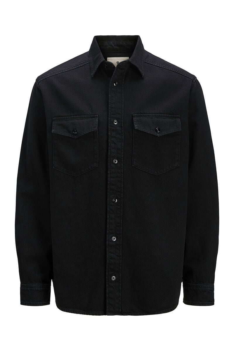 Cortefiel Camisa denim bolsillos