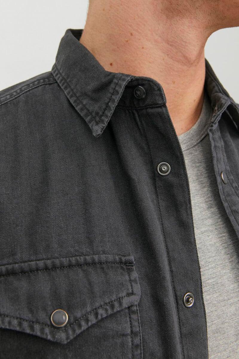 Cortefiel Camisa Denim Confort Fit