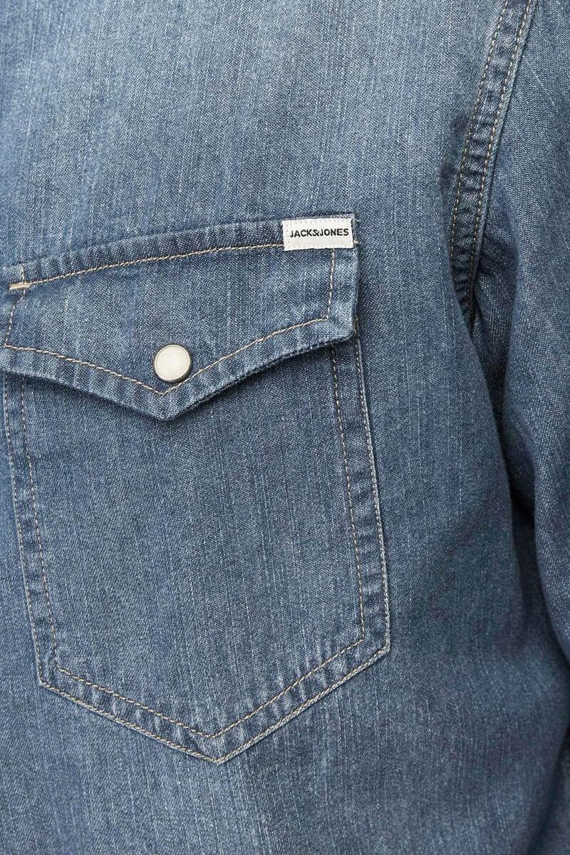 Cortefiel Camisa Denim Confort Fit