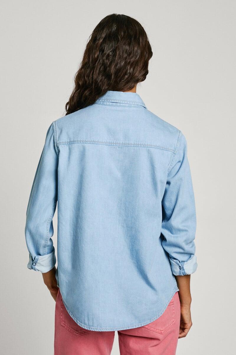 Cortefiel Camisa Denim