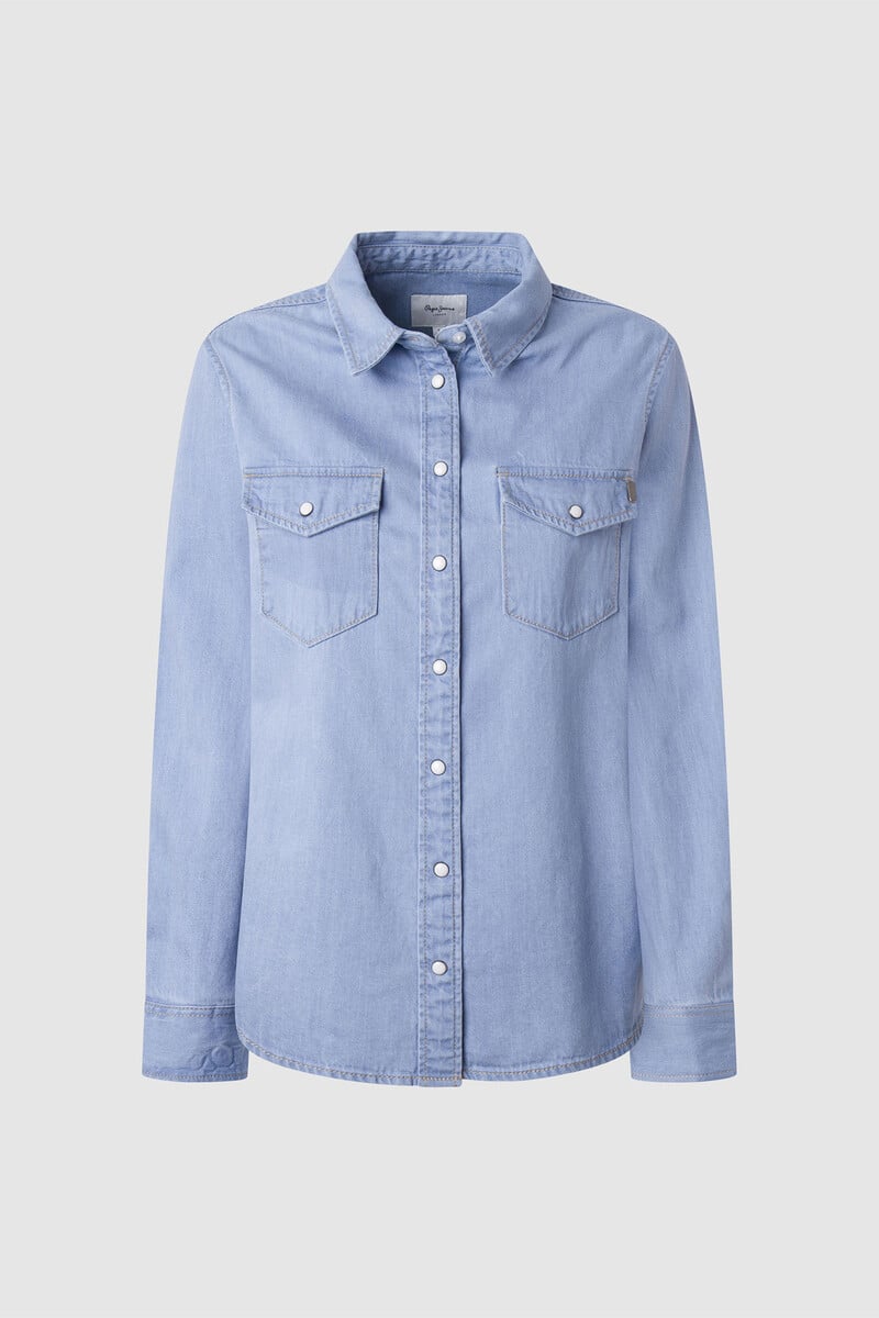 Cortefiel Camisa Denim