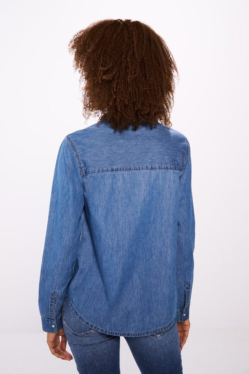 Cortefiel Camisa Denim