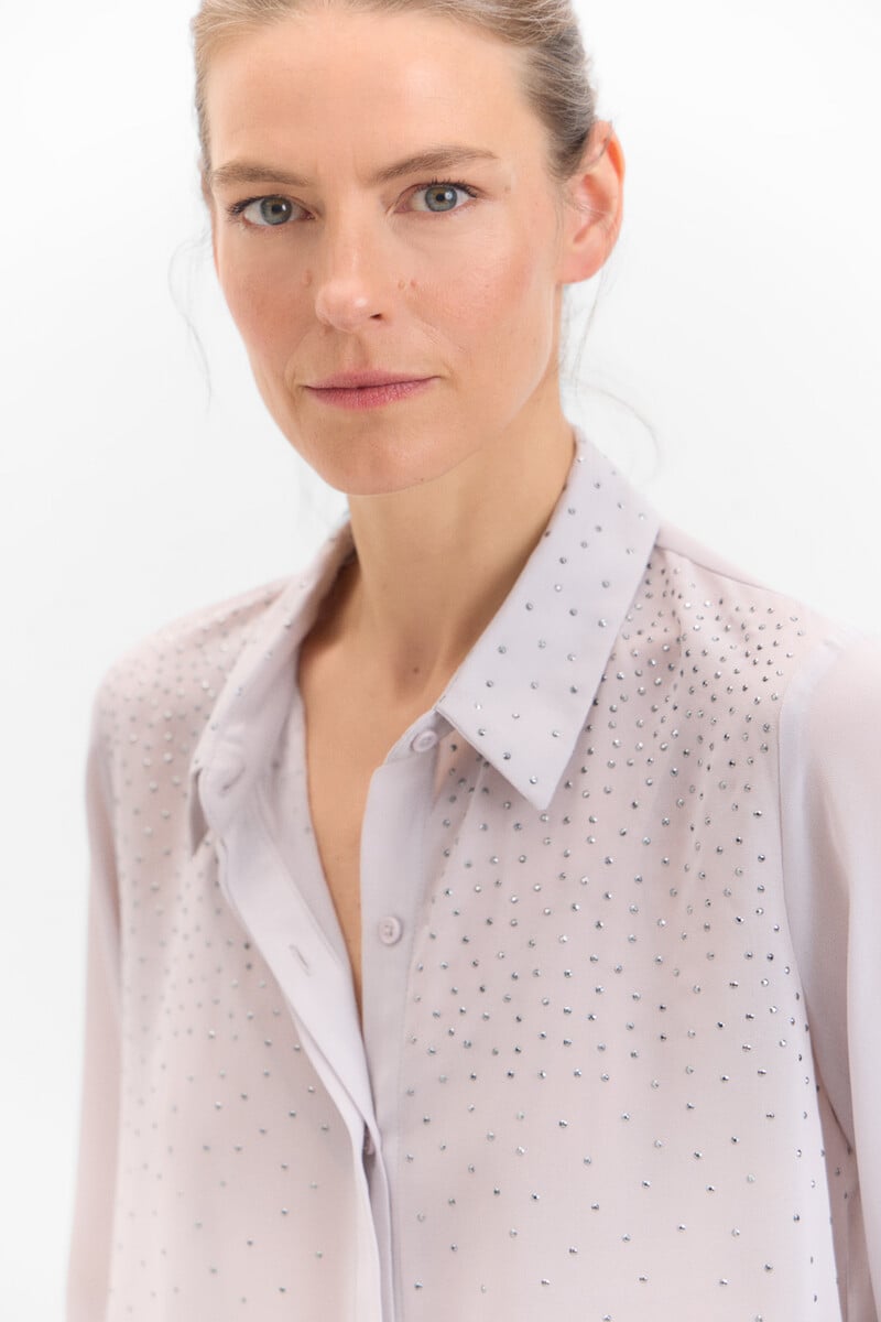 Cortefiel Camisa detalle strass