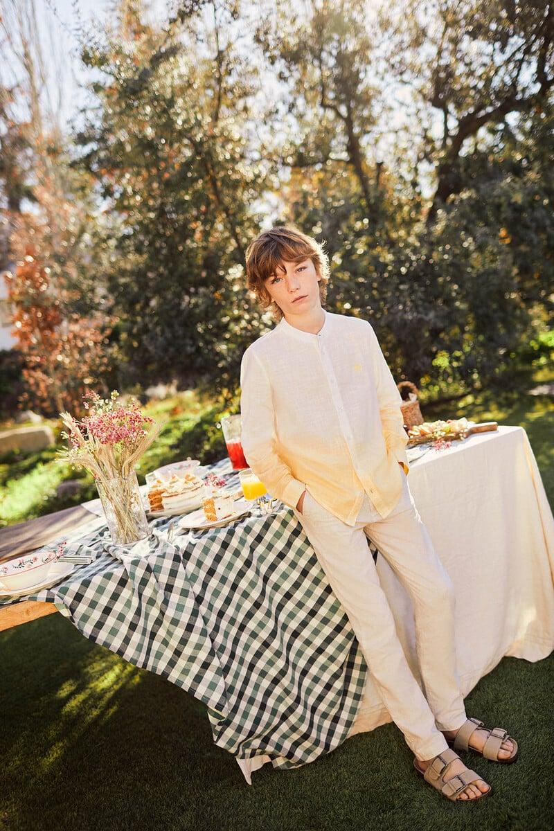 Cortefiel Camisa Dipdye niño