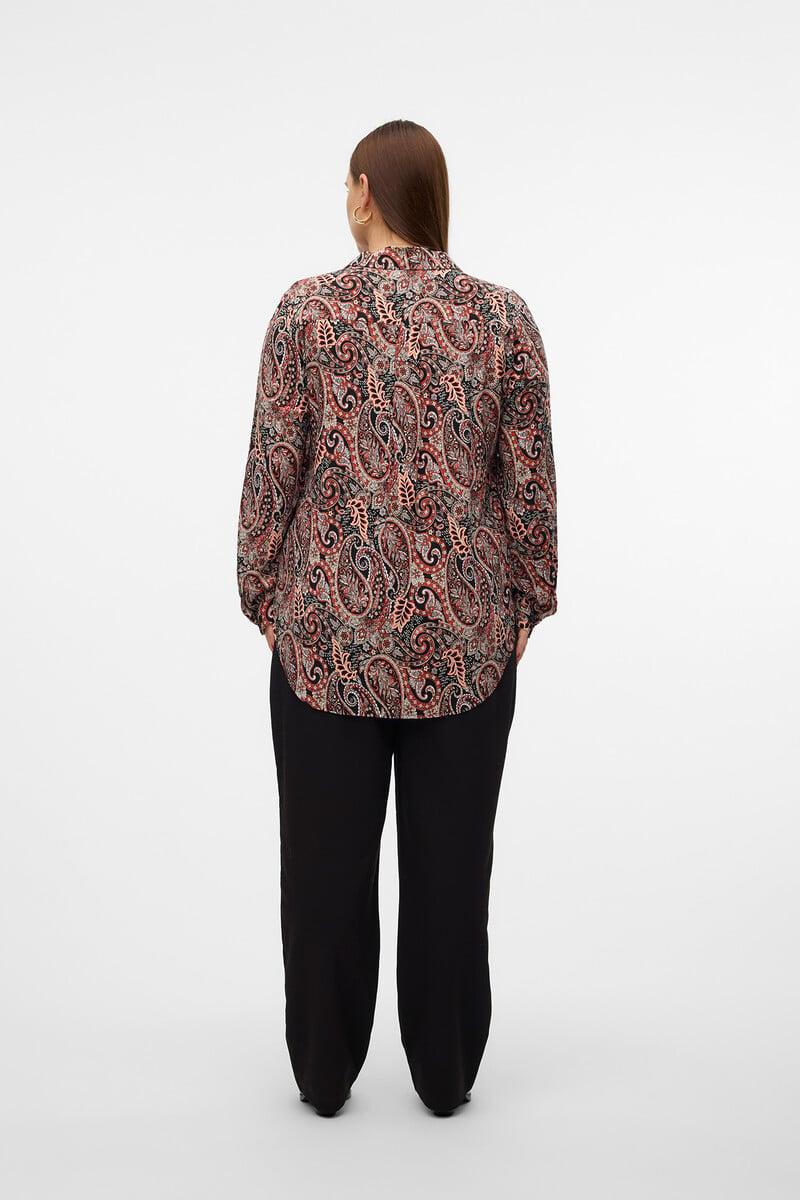 Cortefiel Camisa Estampada Talla Grande