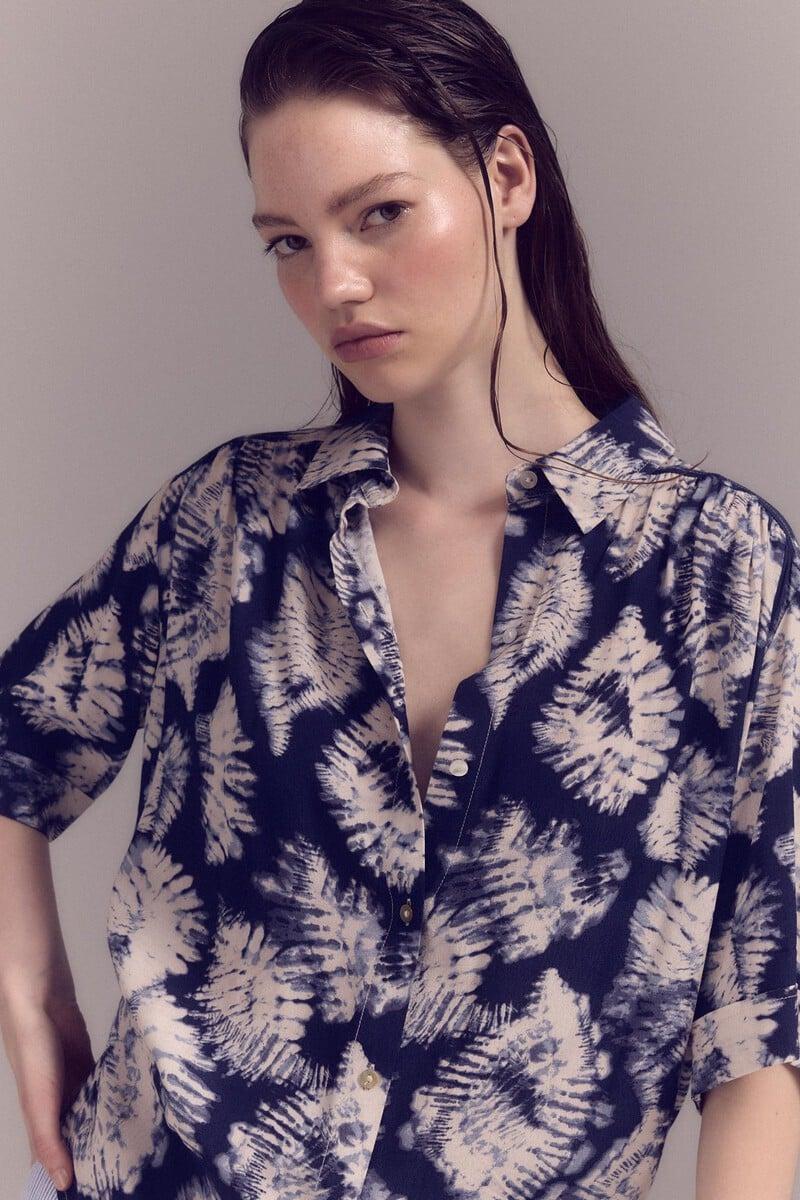 Cortefiel Camisa Estampado Tie Dye