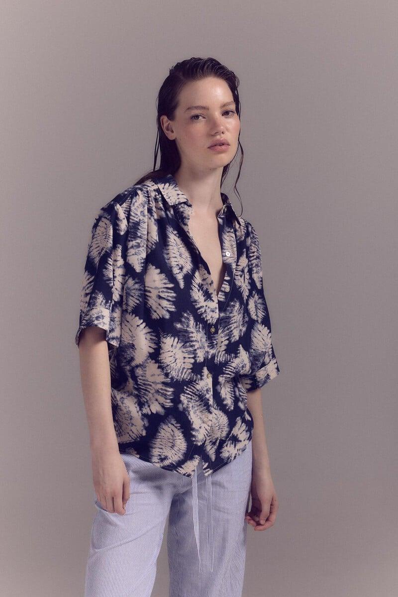 Cortefiel Camisa estampado tie dye