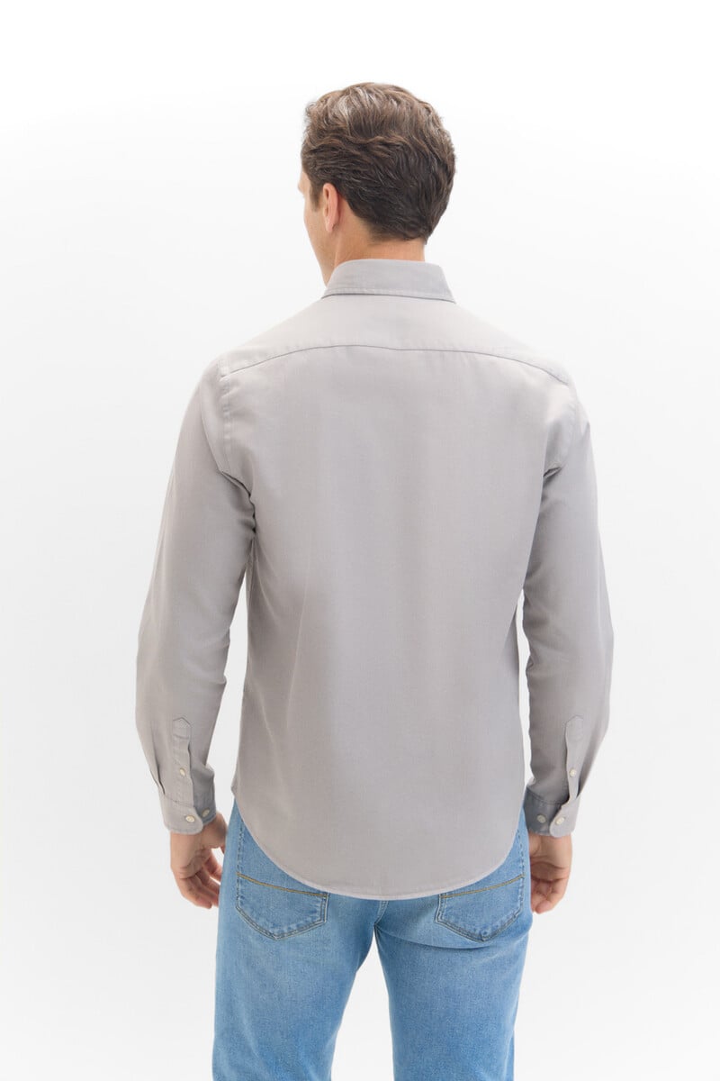 Cortefiel Camisa Estructura Tintada