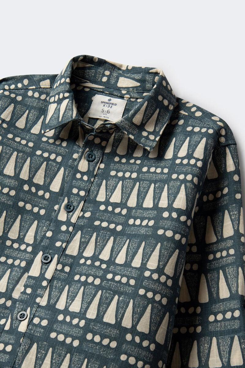 Cortefiel Camisa Etnica Niño