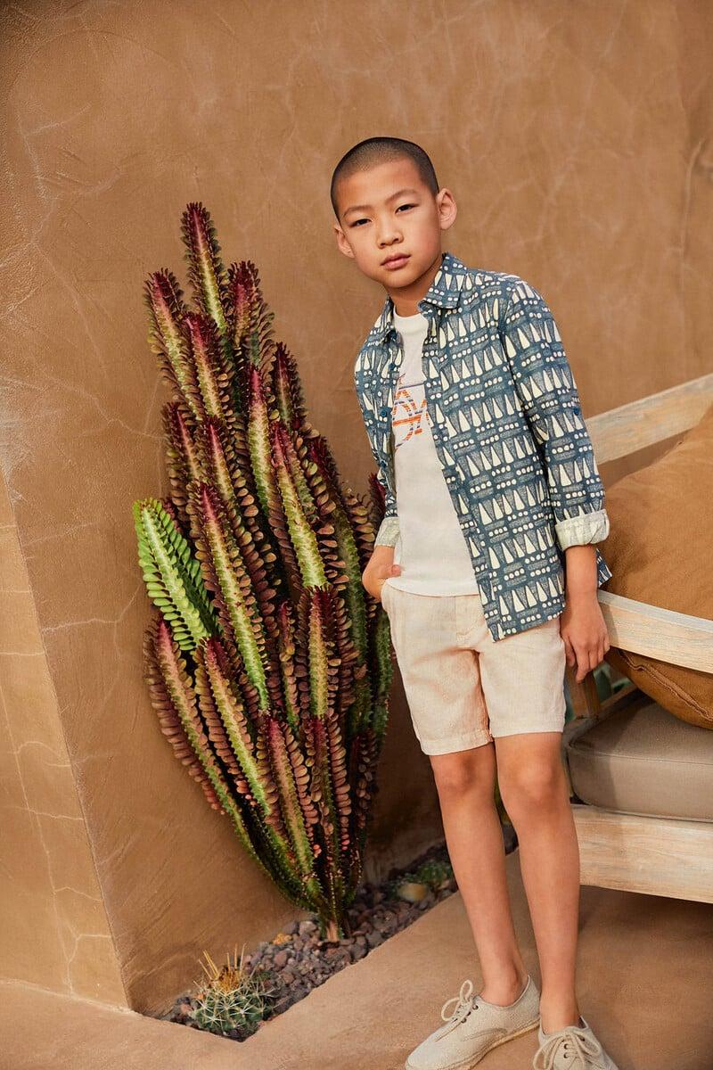 Cortefiel Camisa Etnica niño