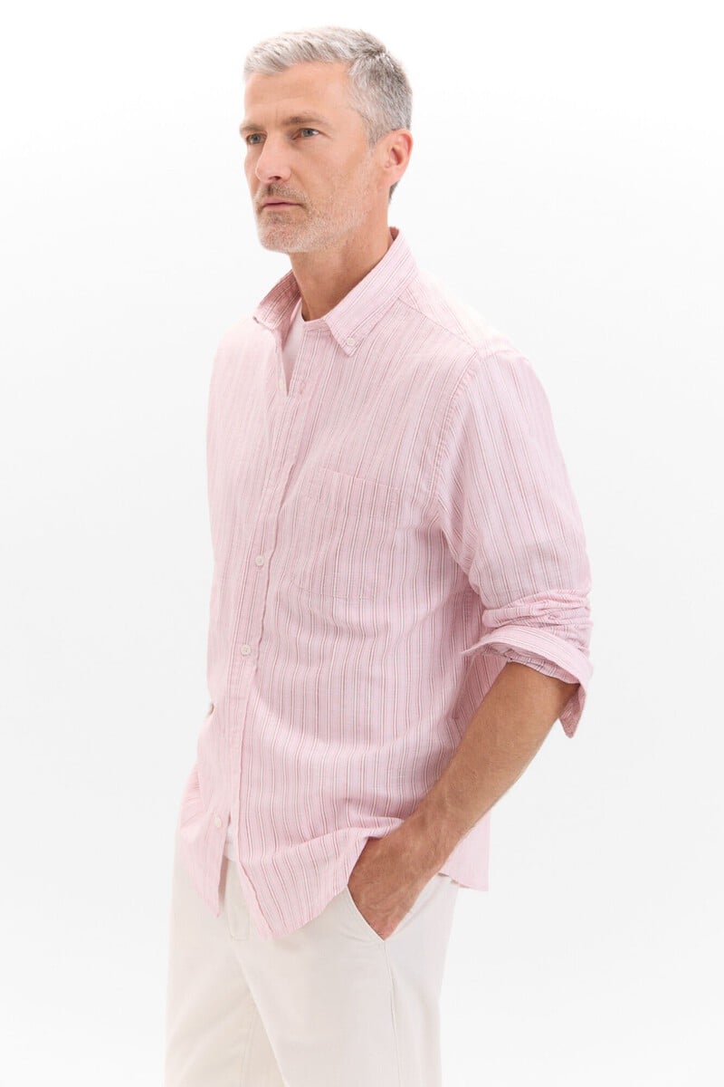 Cortefiel Camisa Flamé Rayas