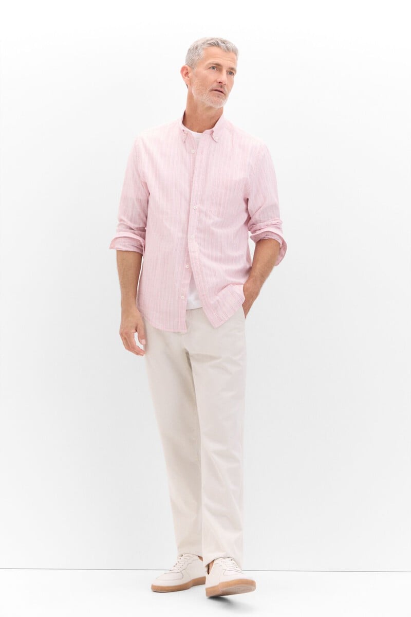 Cortefiel Camisa flamé rayas